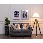 Кашпо жемчужно-черное ZS-C785BL-34 от ImperiumLoft