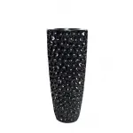Кашпо жемчужно-черное ZS-C785BL-34 от ImperiumLoft