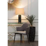 Кашпо жемчужно-черное ZS-C785BL-34 от ImperiumLoft