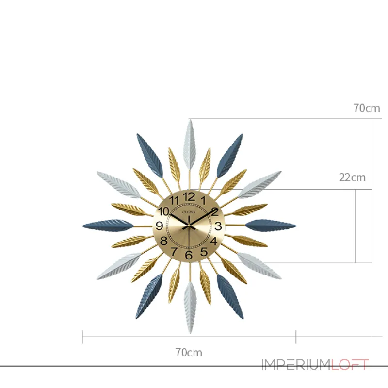 Дизайнерские настенные часы LaLume-KKK00198 от ImperiumLoft