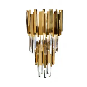 Бра с кристаллами (золото) 62GDM-81008 от ImperiumLOFT