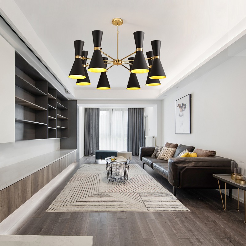 Люстра на штанге BARBELL-X 3 Черный