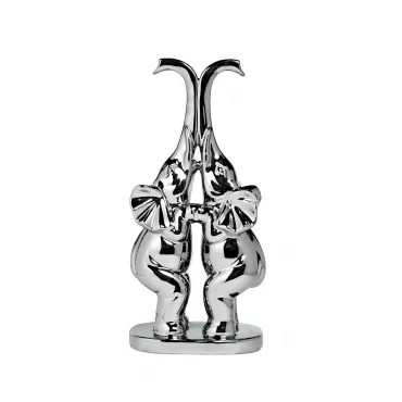 Статуэтка Набор слонов серебристая 10K9483B