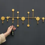 Дизайнерская вешалка LaLume-KKK00102 Gold от ImperiumLoft