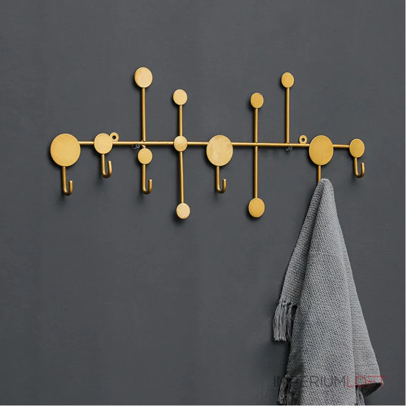 Дизайнерская вешалка LaLume-KKK00102 Gold от ImperiumLoft