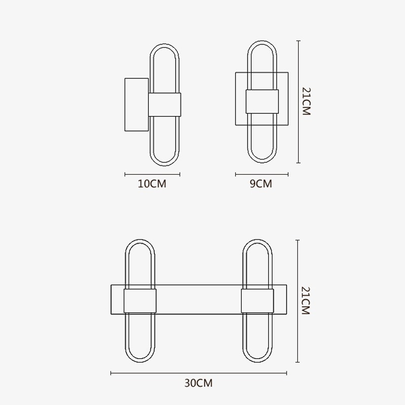 Настенное бра SENSE WALL от ImperiumLoft Настенное бра SENSE WALL от ImperiumLoft