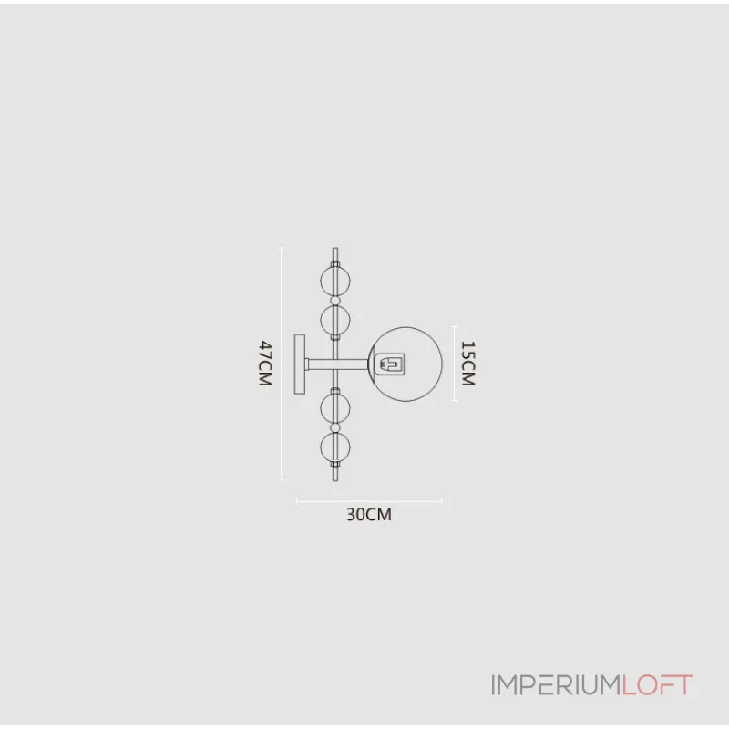 Настенный светильник GORGET WALL от ImperiumLoft