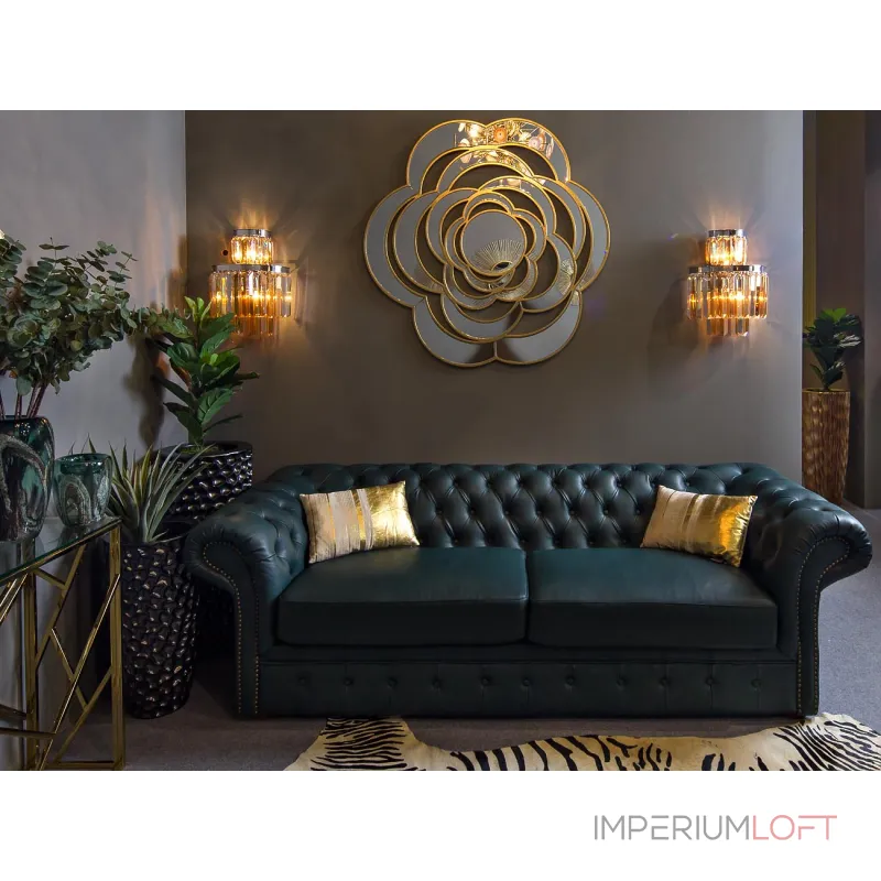 Кашпо жемчужно-черное ZS-C785BL-27 от ImperiumLoft