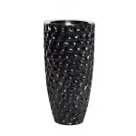 Кашпо жемчужно-черное ZS-C785BL-27 от ImperiumLoft