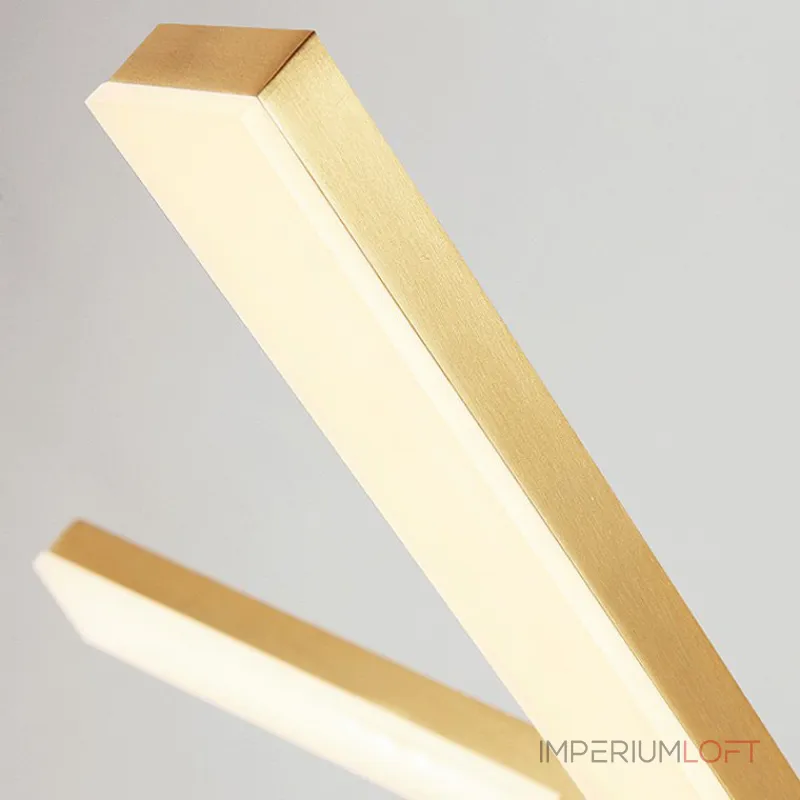 Люстра на штанге ORTON на 3 D96 Gold