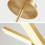 Люстра на штанге ORTON на 3 D96 Gold