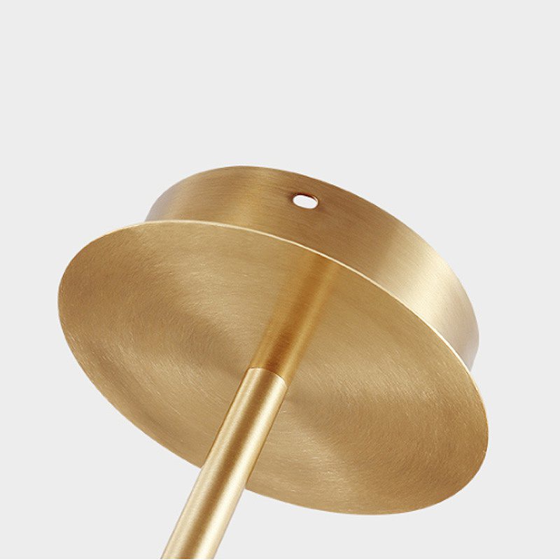 Люстра на штанге ORTON на 3 D96 Gold