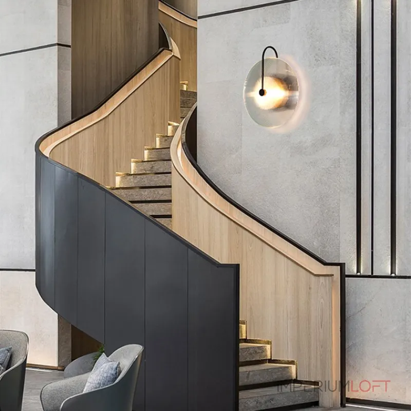 Настенный светильник EMMEN Черный от ImperiumLoft