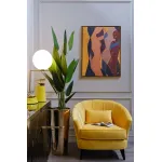 Ваза керамическая с крышкой желтая 55RD2920L от ImperiumLoft