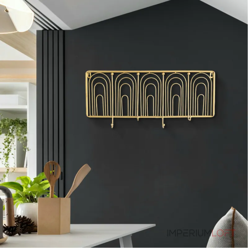 Дизайнерский настенный декор вешалка в прихожую LaLume-KKK00272  от ImperiumLoft