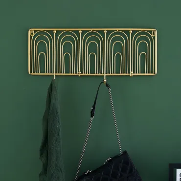 Дизайнерский настенный декор вешалка в прихожую LaLume-KKK00272 