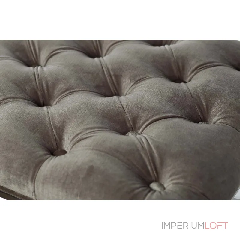 Банкетка серая велюровая GY-BEN7834-GR от ImperiumLoft Банкетка серая велюровая GY-BEN7834-GR от ImperiumLoft