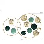 Дизайнерский настенный декор цветы LaLume-KKK00203 от ImperiumLoft