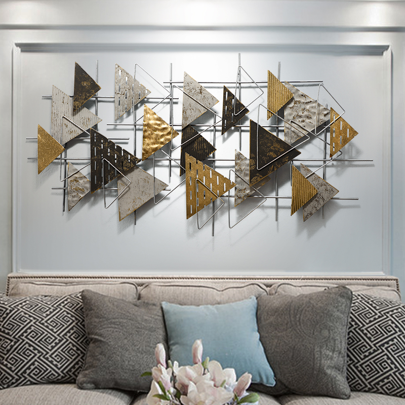 Дизайнерский настенный декор треугольник LaLume-KKK00154 от ImperiumLoft