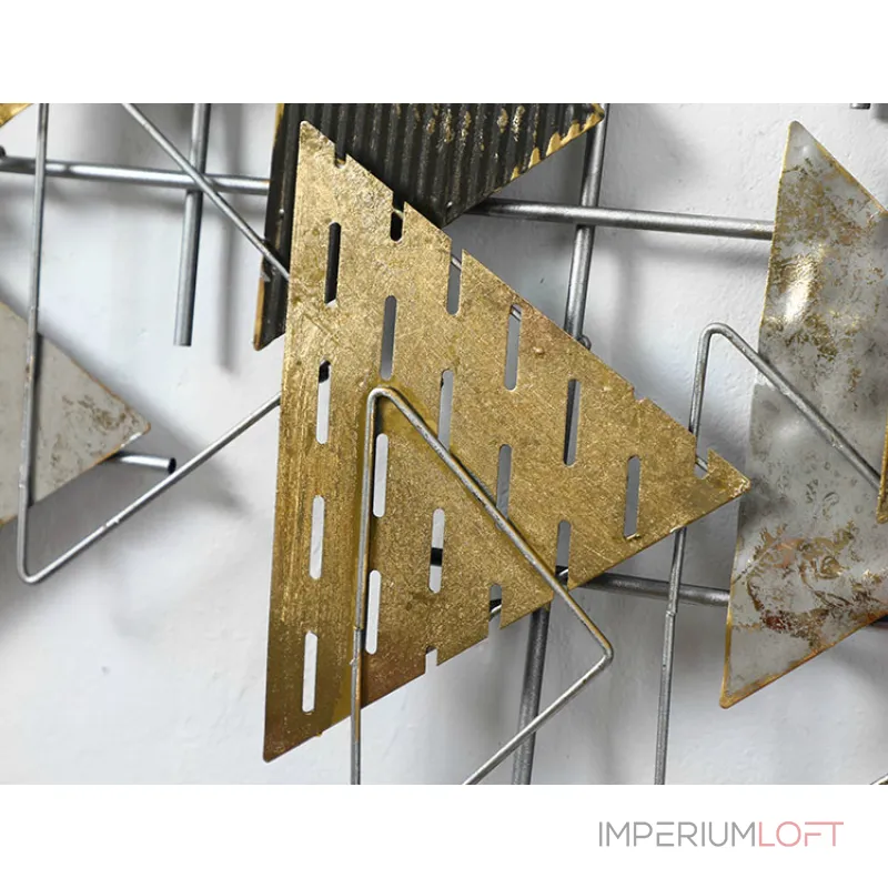 Дизайнерский настенный декор треугольник LaLume-KKK00154 от ImperiumLoft