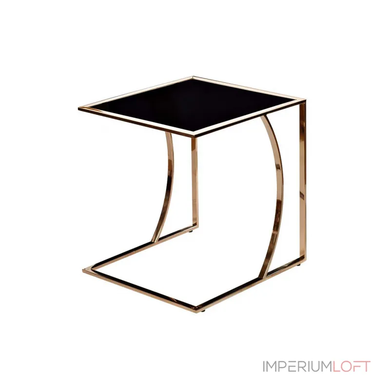 Стол журнальный приставной 13RXNT5076L-GOLD от ImperiumLoft