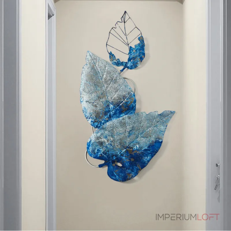 Дизайнерский настенный декор листья LaLume-KKK00125 от ImperiumLoft