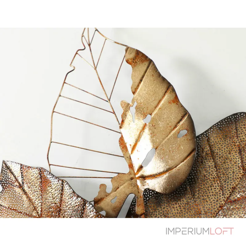 Дизайнерский настенный декор листья LaLume-KKK00125 от ImperiumLoft