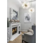 Ваза стеклянная дымчато-белая 35BB-4670WS от ImperiumLoft