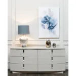 Ваза стеклянная дымчато-белая 35BB-4670WS от ImperiumLoft