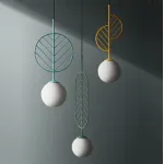 Подвесной светильник LEAF B Голубой от ImperiumLoft