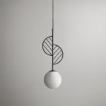 Подвесной светильник LEAF A Чёрный от ImperiumLoft