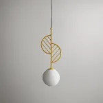 Подвесной светильник LEAF A Жёлтый от ImperiumLoft