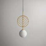 Подвесной светильник LEAF B Жёлтый от ImperiumLoft