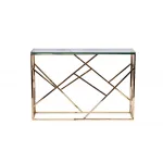 Консоль со стеклянной столешницей Голд GY-CST2051214GOLD от ImperiumLoft