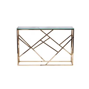 Консоль со стеклянной столешницей Голд GY-CST2051214GOLD