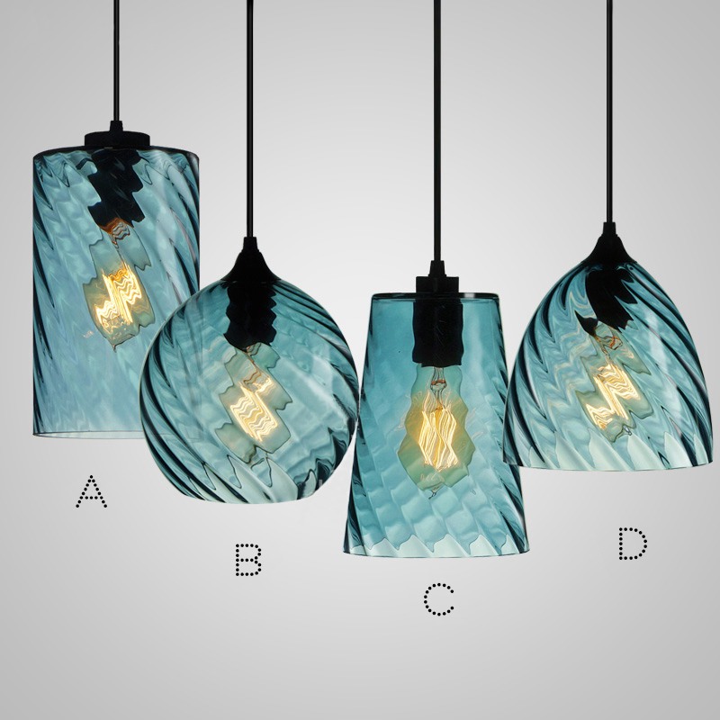 Подвесной светильник CL RIB D Blue