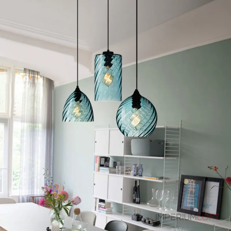 Подвесной светильник CL RIB D Blue