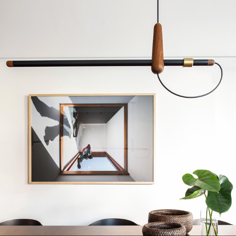 Подвесная люстра BARCKER Light wood от ImperiumLoft