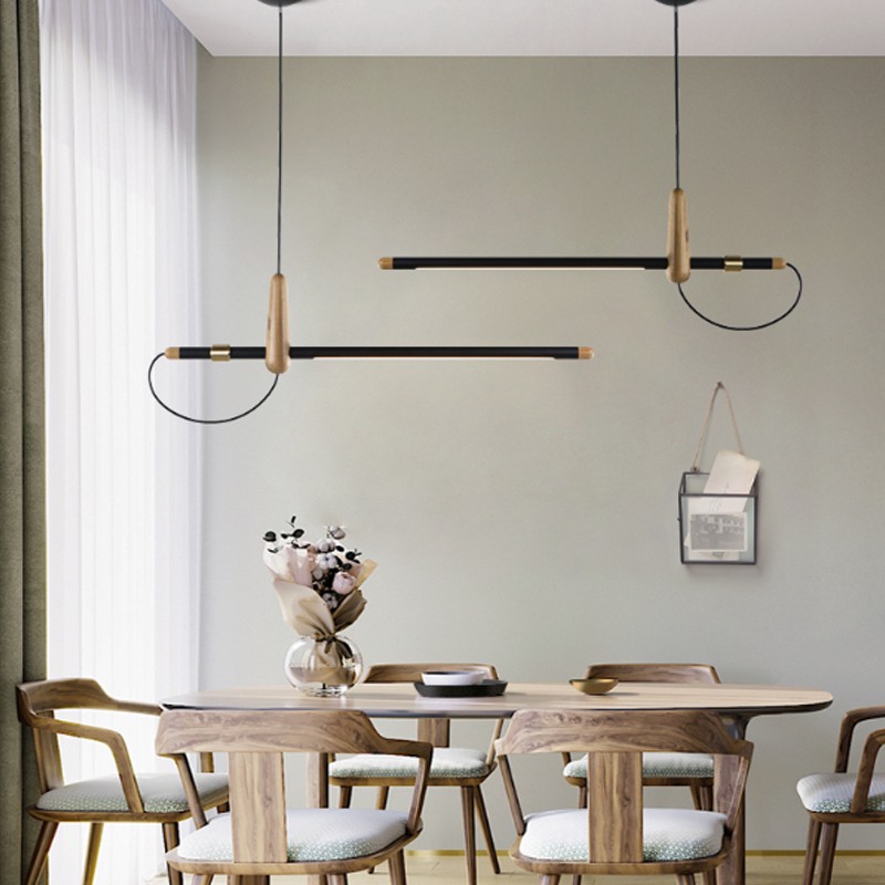 Подвесная люстра BARCKER Light wood от ImperiumLoft