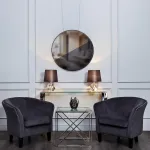 Столик журнальный квадратный с прозрачным стеклом (цвет хром) 47ED-ET008 от ImperiumLoft