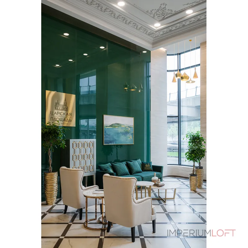 Кашпо напольное золотое ZS-C845-26 от ImperiumLoft Кашпо напольное золотое ZS-C845-26 от ImperiumLoft