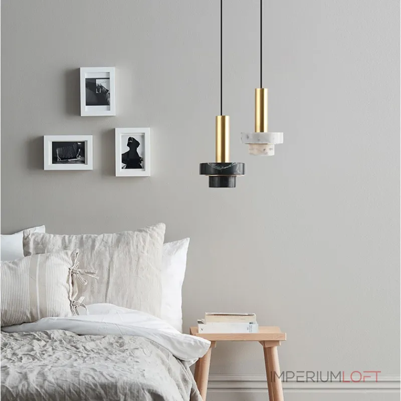 Подвесной светильник CADIS Белый мрамор от ImperiumLoft