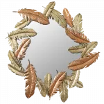 Дизайнерское зеркало перо LaLume-KKK00161 от ImperiumLoft