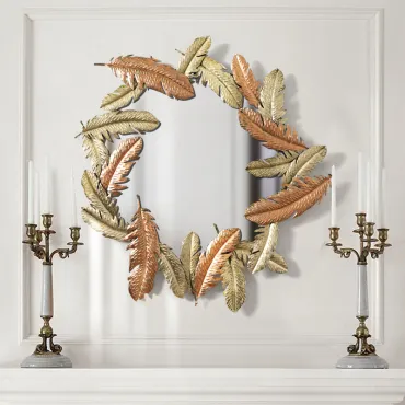 Дизайнерское зеркало перо LaLume-KKK00161