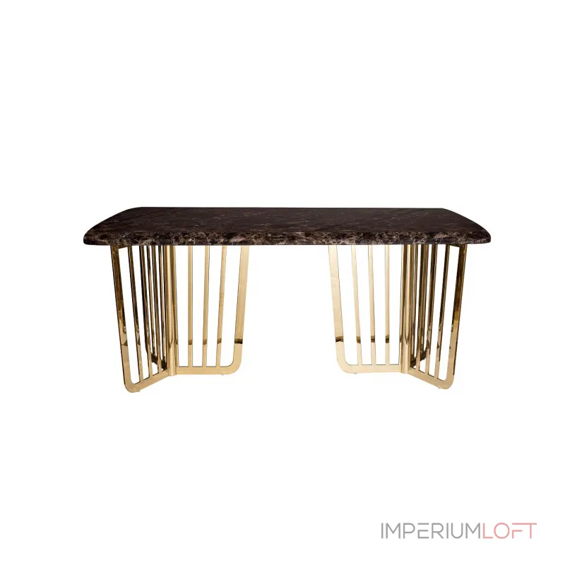 Стол обеденный коричневый (искусственный мрамор) 33FS-DT1800-PG от ImperiumLoft Стол обеденный коричневый (искусственный мрамор) 33FS-DT1800-PG от ImperiumLoft