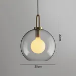 Подвесной светильник GAUSS шар 30 прозрачный от ImperiumLoft