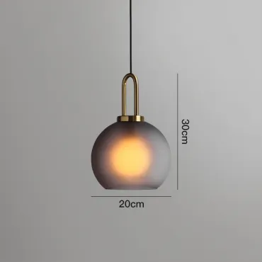 Подвесной светильник GAUSS 20 шар серый