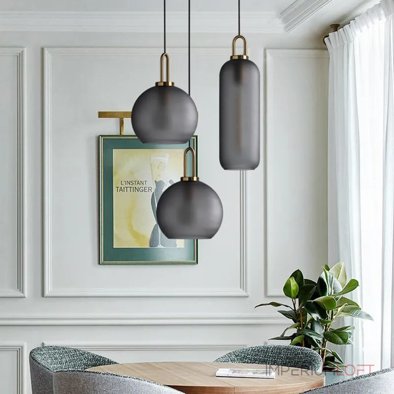 Подвесной светильник GAUSS 30 шар серый от ImperiumLoft Подвесной светильник GAUSS 30 шар серый от ImperiumLoft