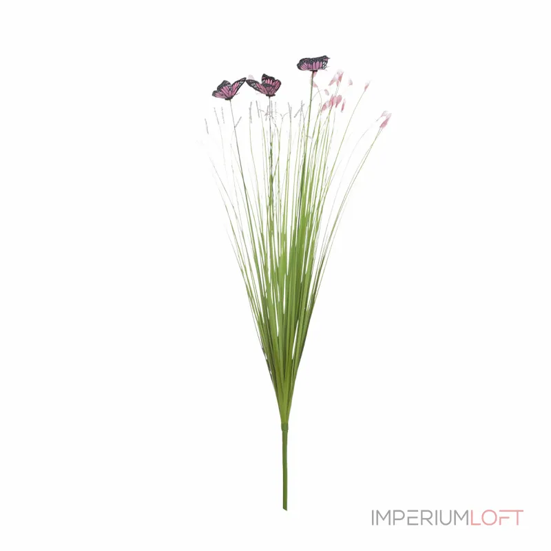 Стебли травы с бабочками (красные) 8J-15AB0002 от ImperiumLoft Стебли травы с бабочками (красные) 8J-15AB0002 от ImperiumLoft