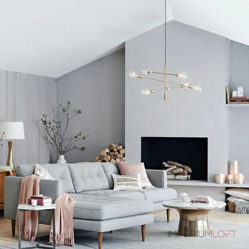 Подвесная люстра ARM1 Белый от ImperiumLoft